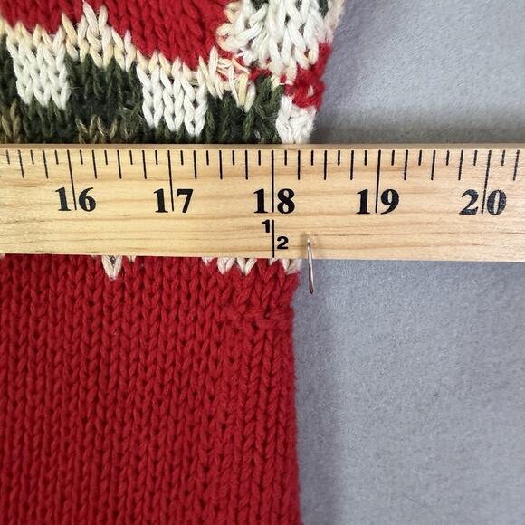 Christmas Sweater Women Petite Sz Sm Cardigan Embroidered Festive Holiday Party - Picture 15 of 15